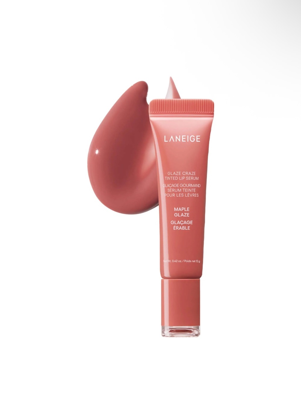 LANEIGE Glaze Craze Tinted Lip Serum — Maple Glaze